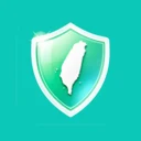 反詐防護盾 App Icon:綠色台灣盾牌